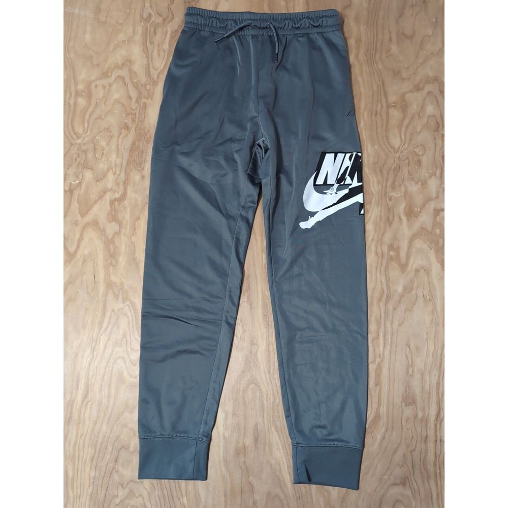 NEW Nike Jordan Jumpman Classic Logo Smoke Grey Sweatpants Boys Size M 24X25" - Picture 4 of 7